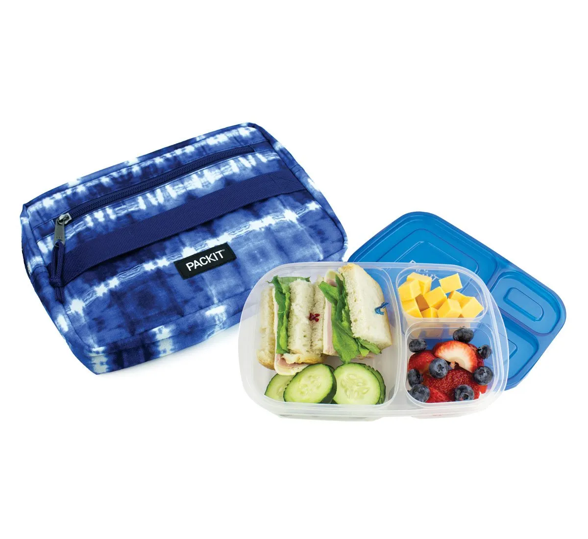 PackIt Freezable Bento Box Set: Freezable Sleeve and Reusable Bento Box Container