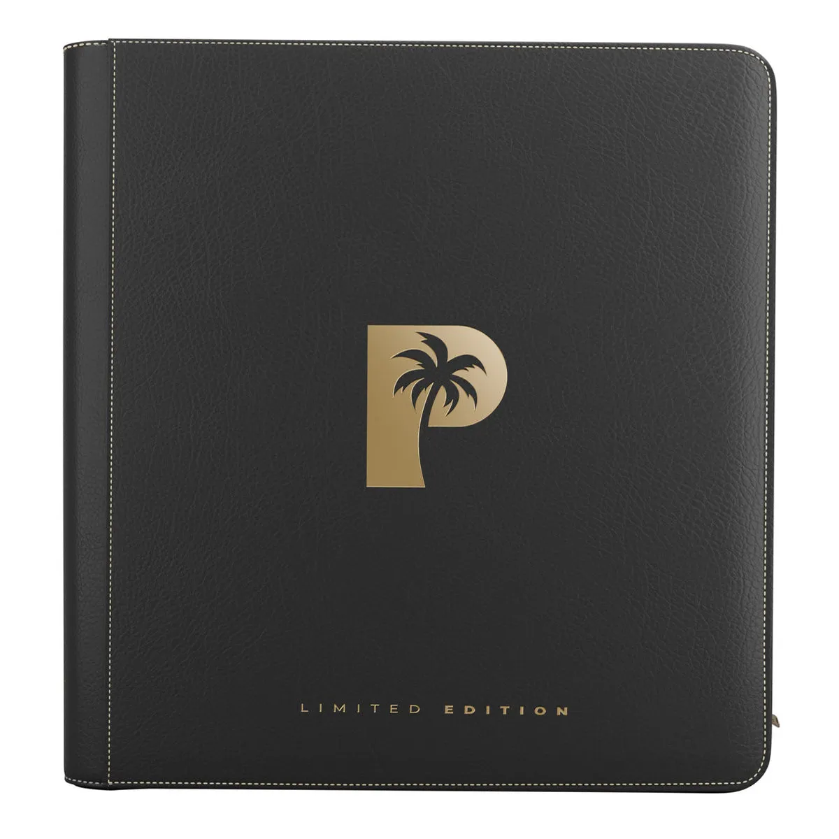 Palms Off 12 Pocket MEGA Capacity Zip Binder Limited Edition - Black/Gold