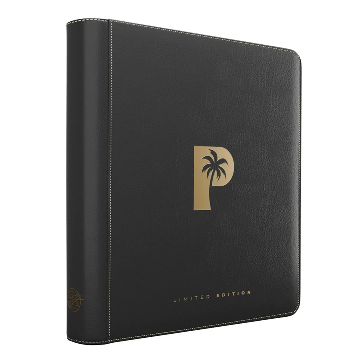 Palms Off 12 Pocket MEGA Capacity Zip Binder Limited Edition - Black/Gold