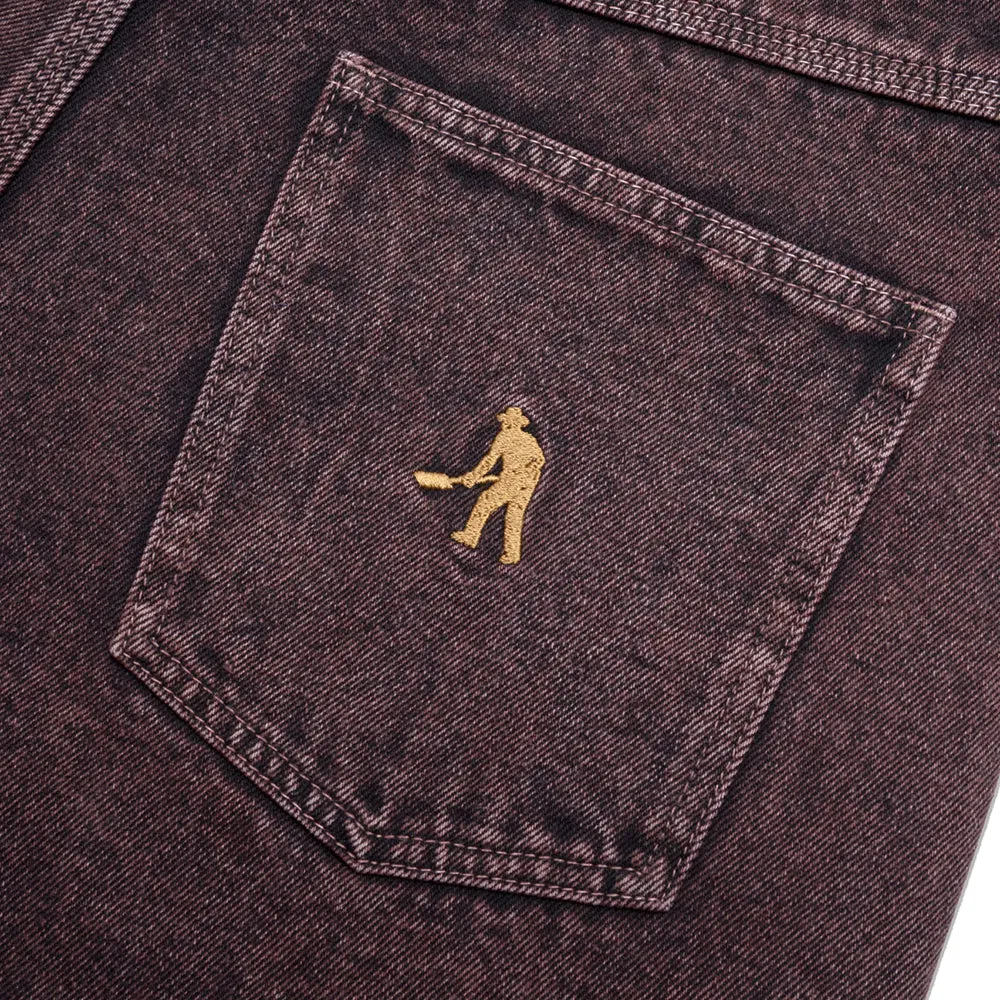 Pass~Port Workers Club Shorts Wine Over-Dye