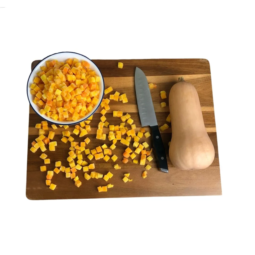 Patriot Foods Frozen U.S. Butternut Squash 1 Lb. 4 Servings per pound