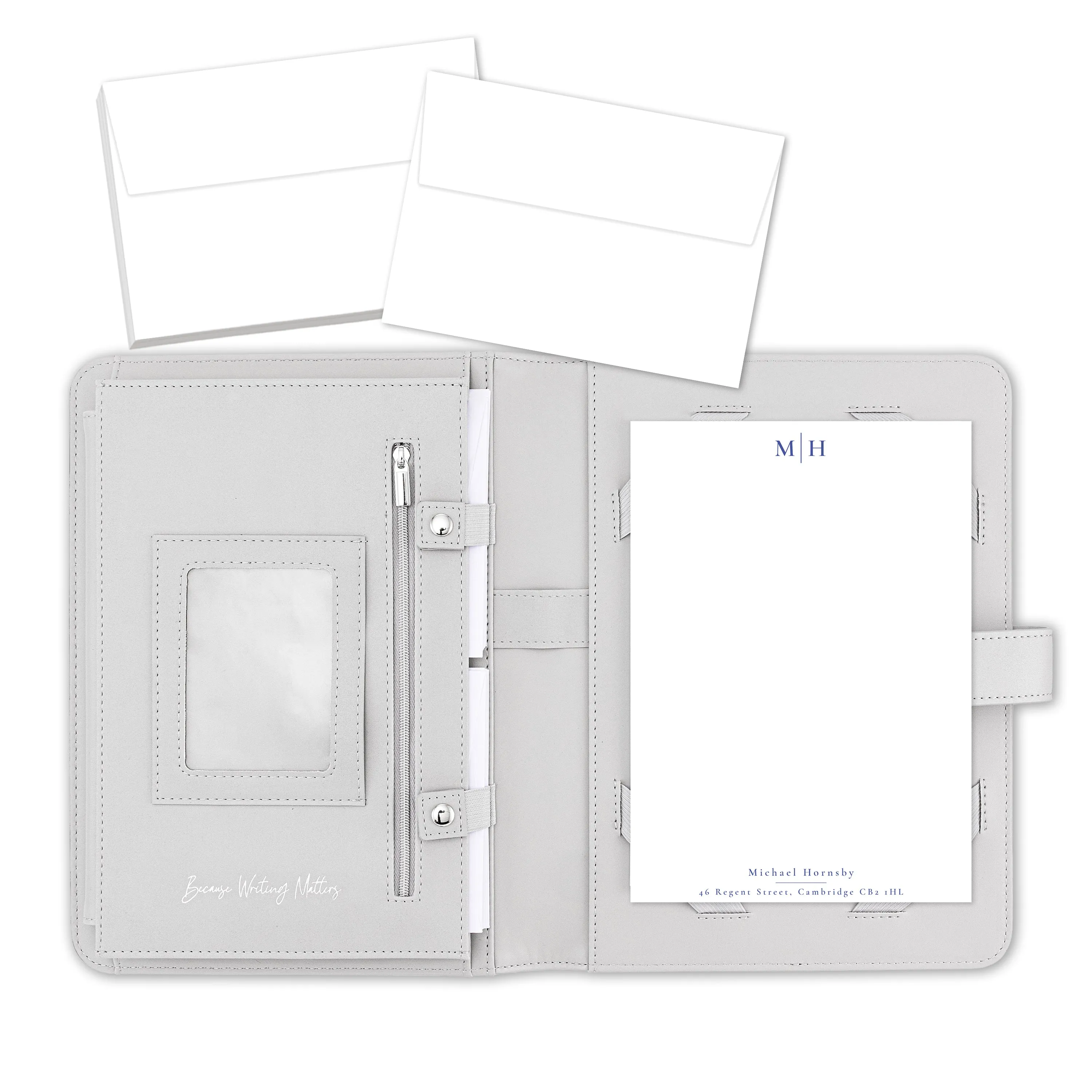 Personalised Letter Writing Stationery Set with Organiser - 'St Andrews''