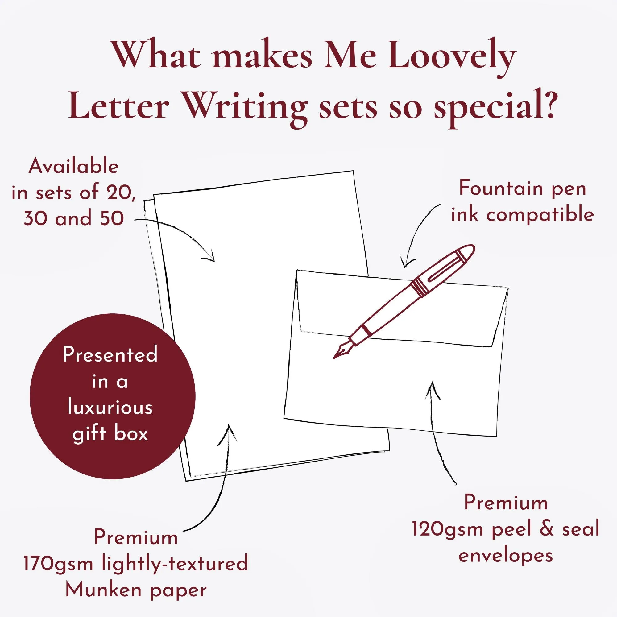 Personalised Letter Writing Stationery Set with Organiser - 'St Andrews''