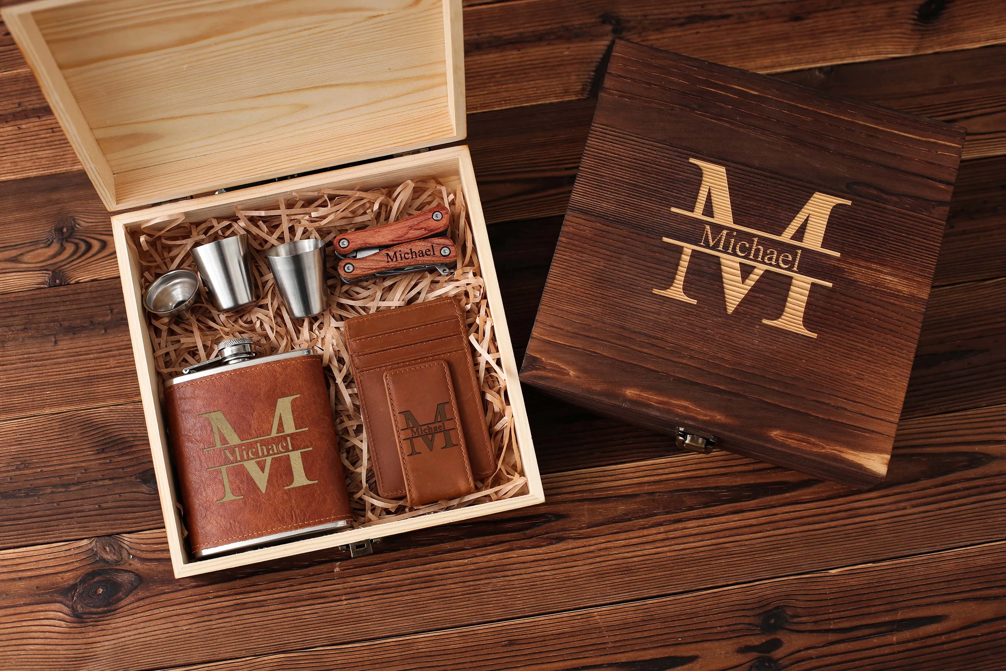 Personalized Groom Gifts, Groom Proposal Gift Set, Multi-tool Pliers and Wine Jug in Groom Gift Box, Best Man Gifts, Groom Gifts, Dad Gifts
