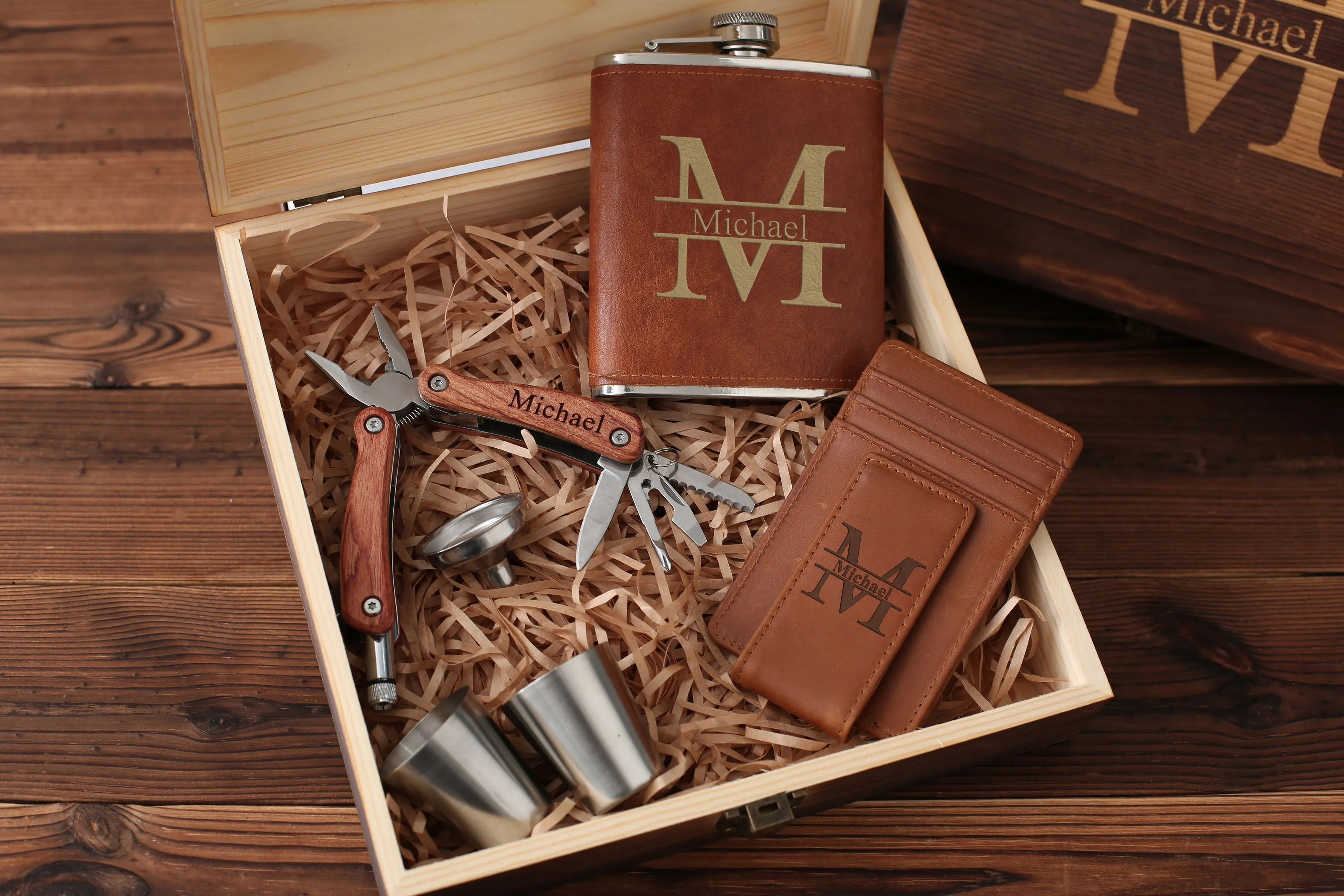 Personalized Groom Gifts, Groom Proposal Gift Set, Multi-tool Pliers and Wine Jug in Groom Gift Box, Best Man Gifts, Groom Gifts, Dad Gifts