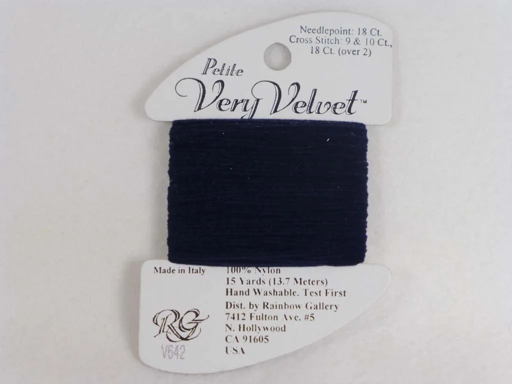 Petite Very Velvet V642 Navy Blue