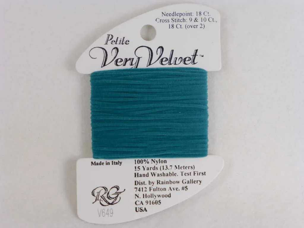 Petite Very Velvet V649 Teal