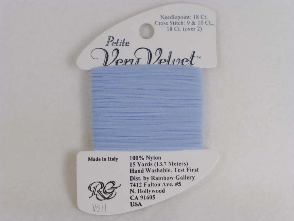 Petite Very Velvet V671 Powder Blue