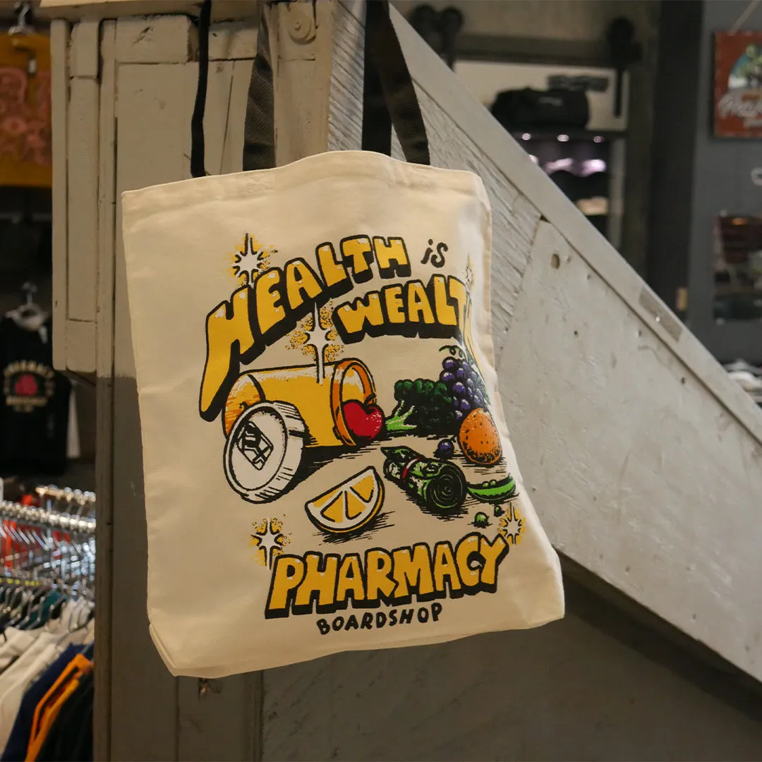 Pharmacy Health is Wealth 2 Tote Bag