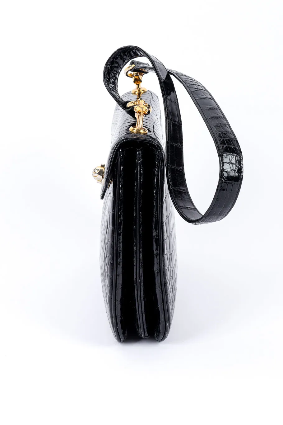 Polished Crocodile Bag