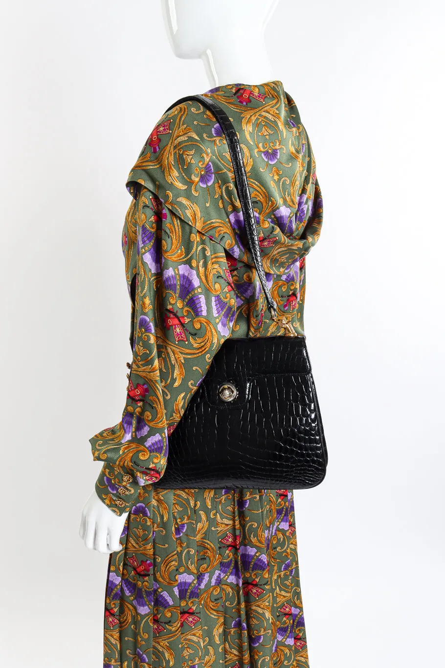 Polished Crocodile Bag