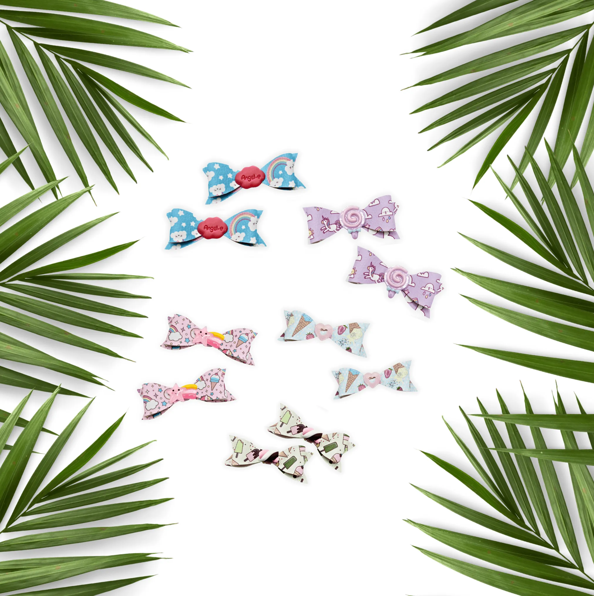Pony Livi Hair Bow Clips