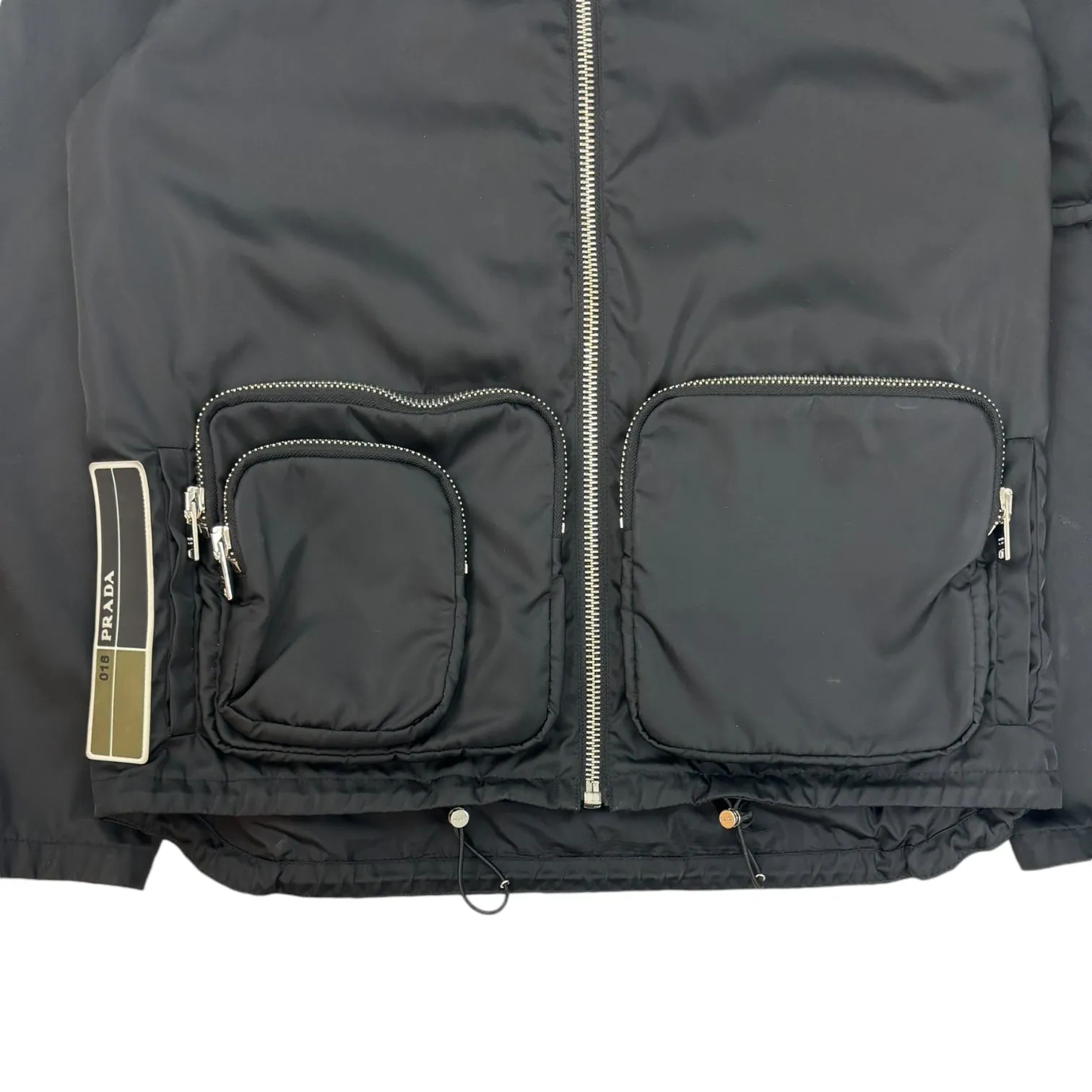 Prada Nylon Multi-Pocket Jacket Black