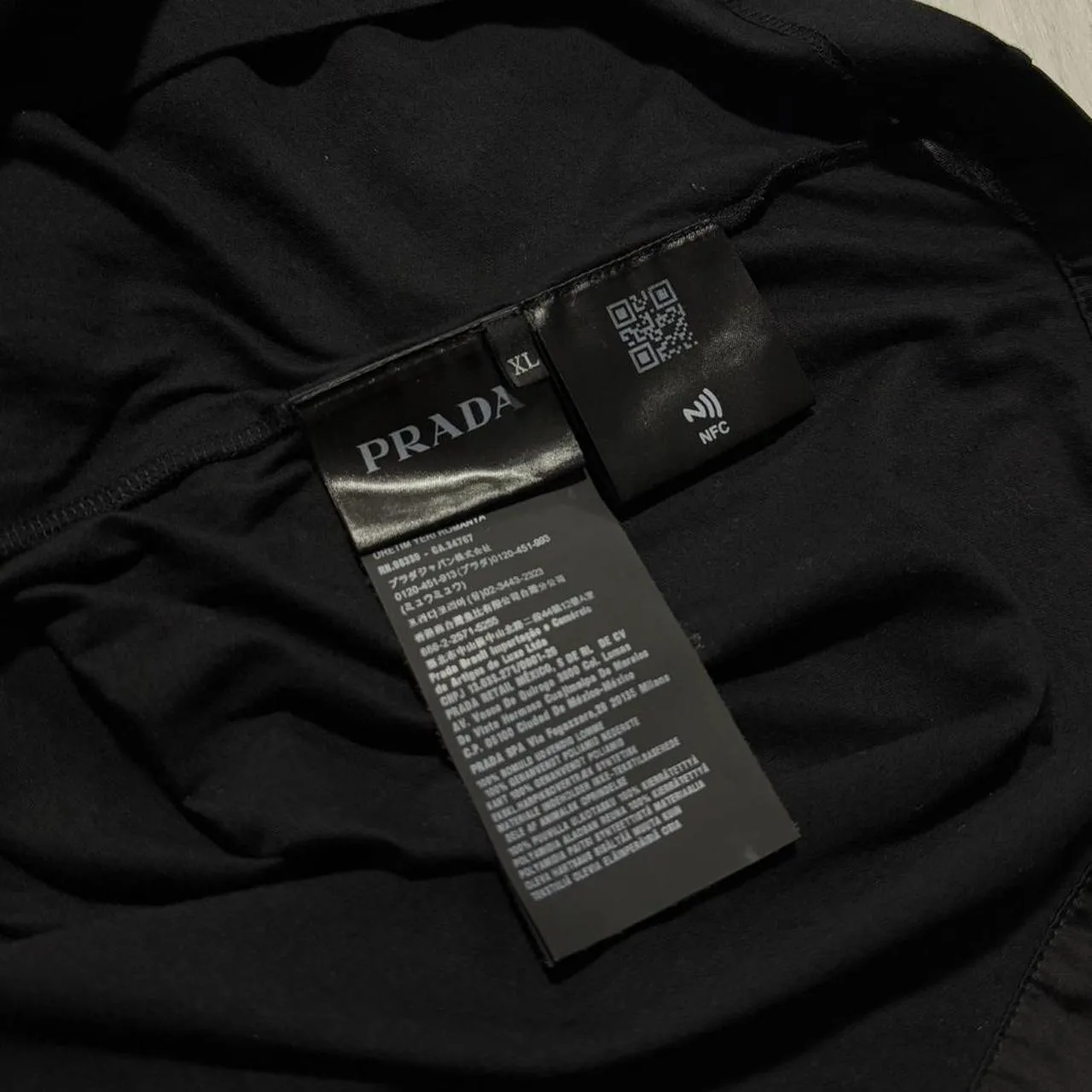 Prada Nylon Pocket T-Shirt
