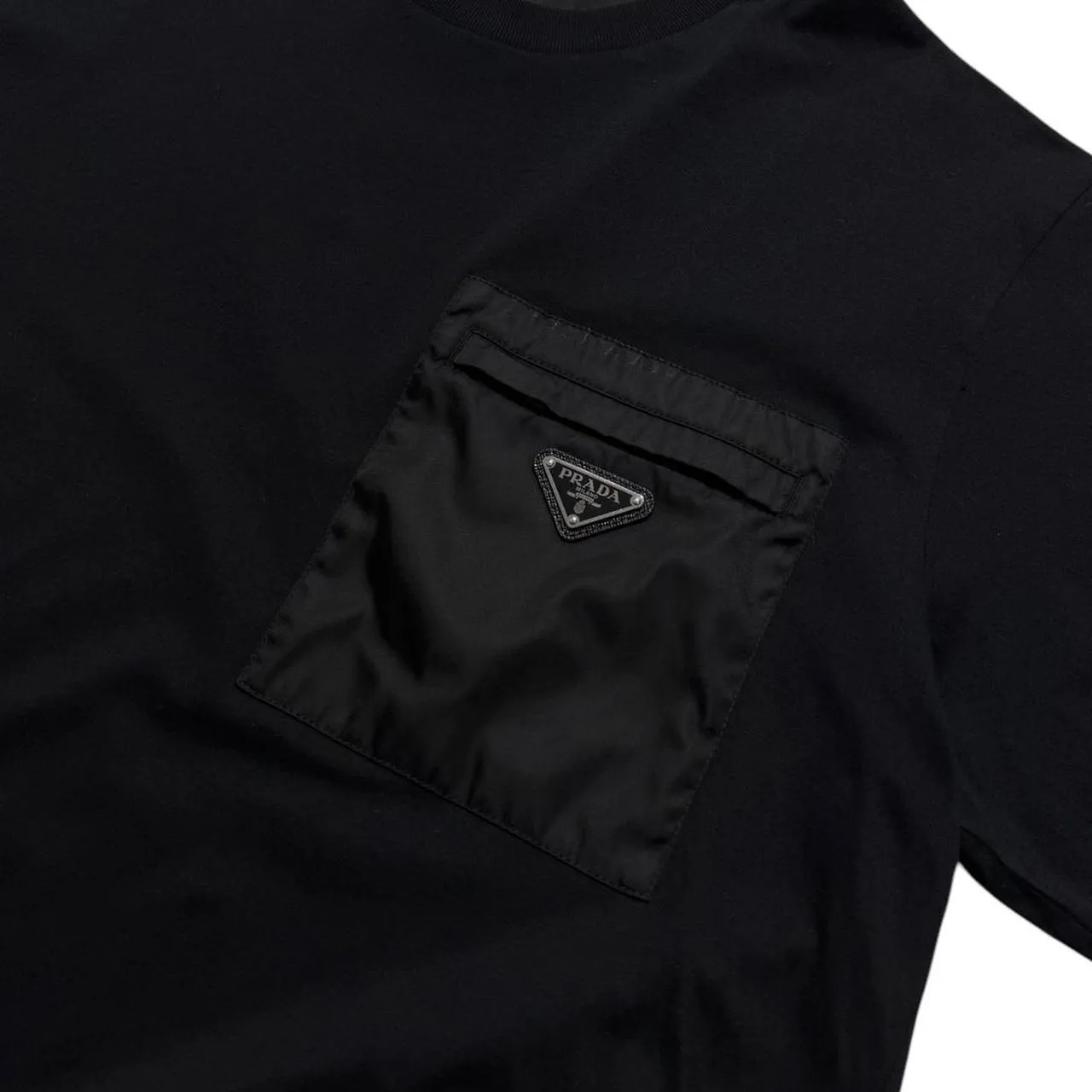 Prada Nylon Pocket T-Shirt