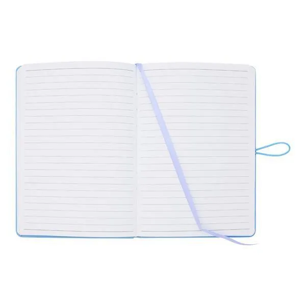 Premto - A5 192 Page Hardcover Pu Notebook With Elastic - Cornflower Blue