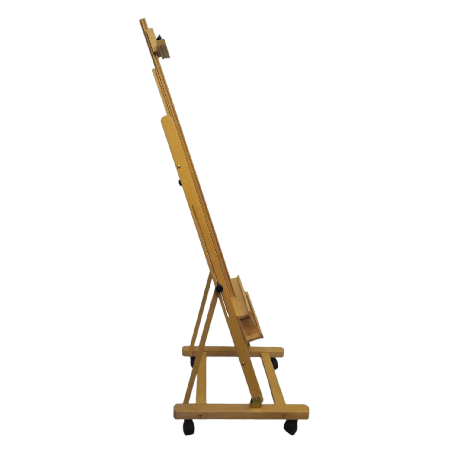 Prime Art Wooden Studio H-Frame Easel (with Wheels) (EA7)