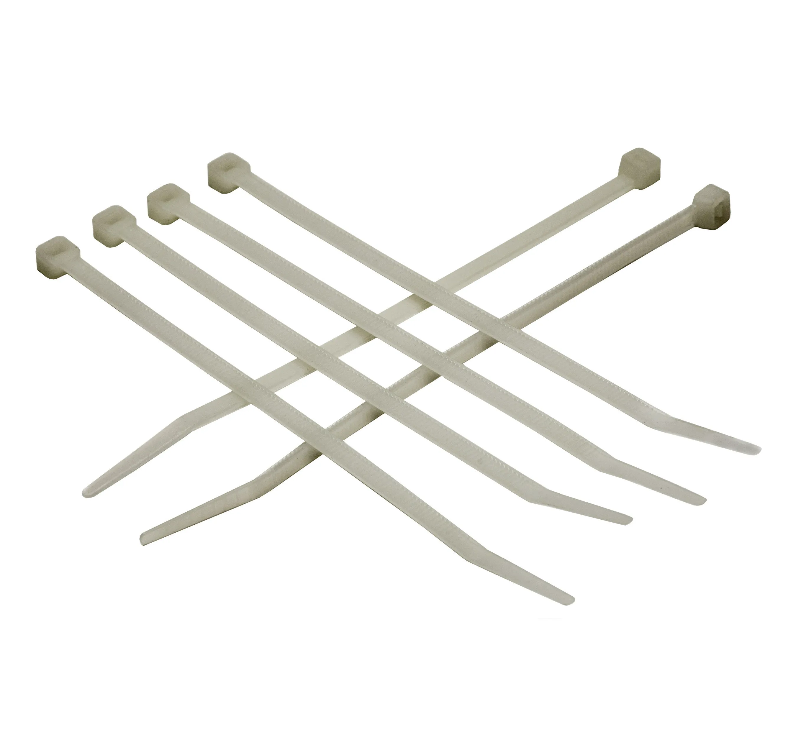 PROFERRED NYLON 66 NATURAL CABLE TIES 500 pack - 14.5" 50 LB(0.18"W, 0.06"T)