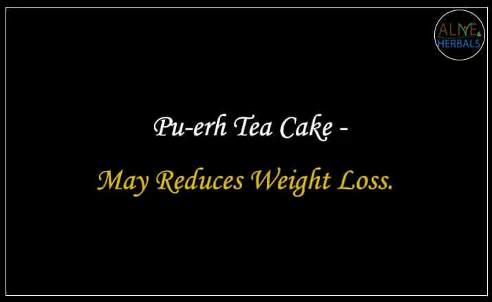 Pu-erh Tea Cake