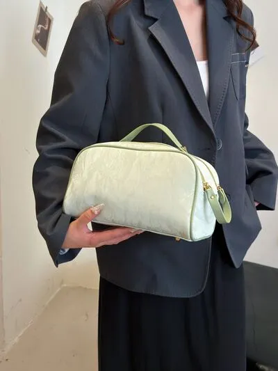 PU Leather Cosmetic Bag and Clutch Set