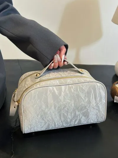 PU Leather Cosmetic Bag and Clutch Set