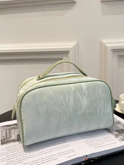 PU Leather Cosmetic Bag and Clutch Set