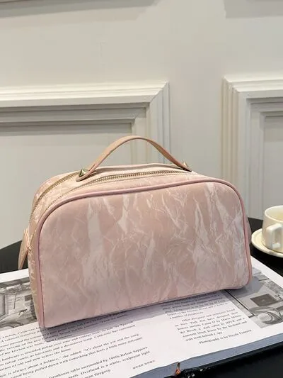 PU Leather Cosmetic Bag and Clutch Set