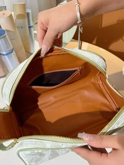 PU Leather Cosmetic Bag and Clutch Set