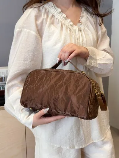 PU Leather Cosmetic Bag and Clutch Set