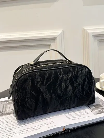 PU Leather Cosmetic Bag and Clutch Set