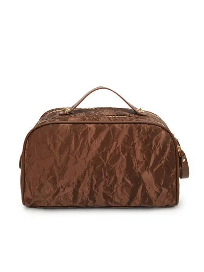 PU Leather Cosmetic Bag and Clutch Set