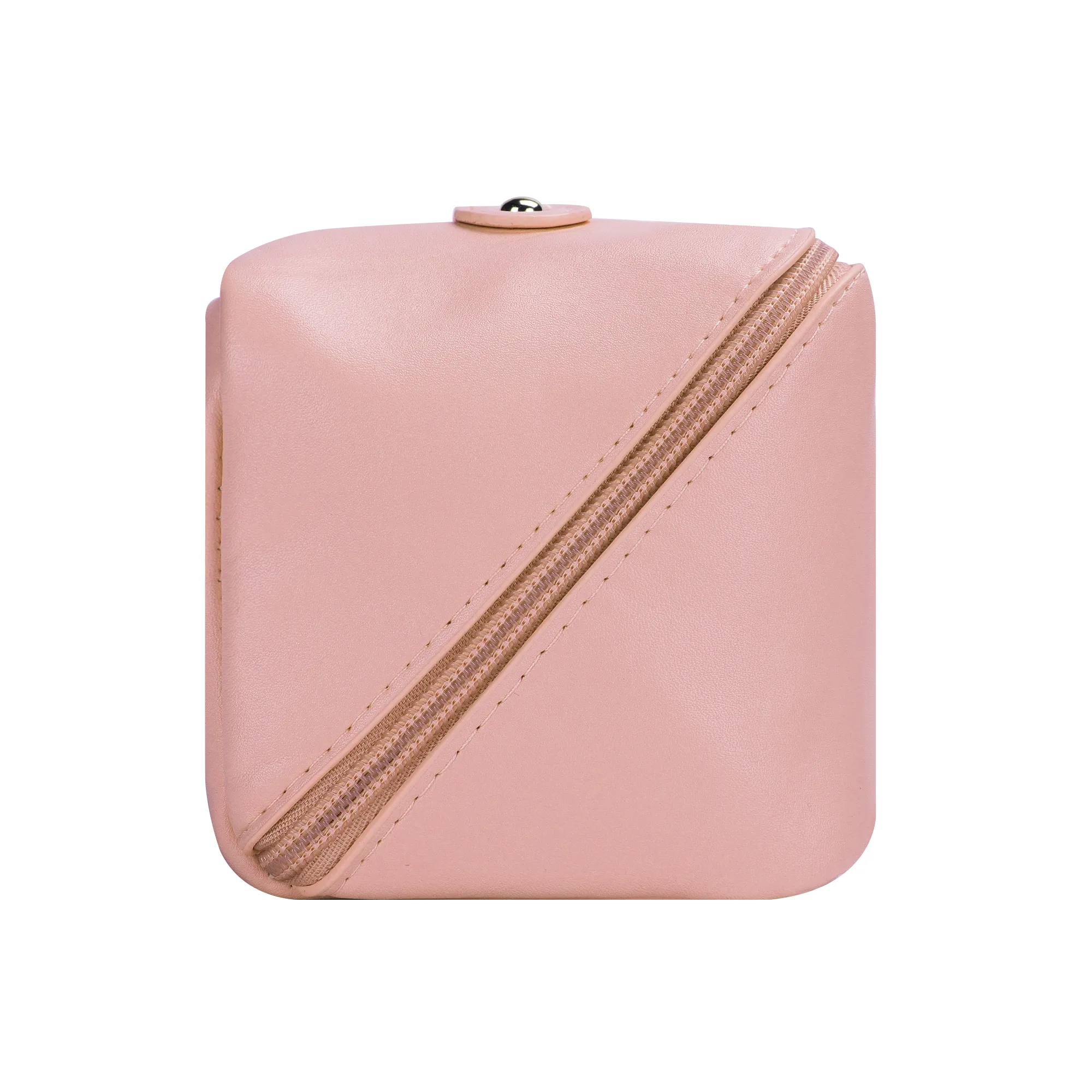 PU Leather Print Large Capacity Cosmetic Bag Makeup Bag