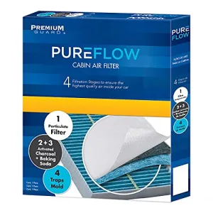 Pureflow Cabin Air Filter PC99241X | Fits 2021 Mercedes-Benz AMG GT, 2021-22 AMG GT 43, 2019-21 AMG GT 53, AMG GT 63, AMG GT 63 S, 2015-21 C300, 2016-18 C350e, 2015 C400, 2017-21 C43 AMG