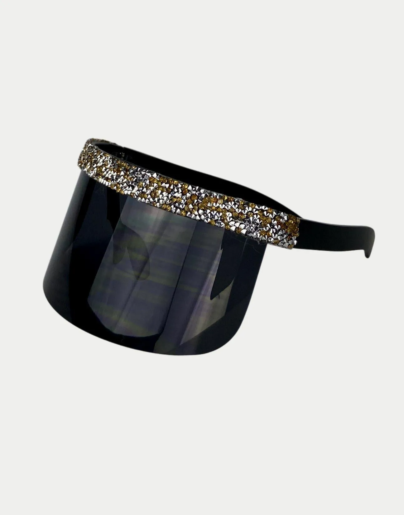 Razzle Strip Visor in Gilt