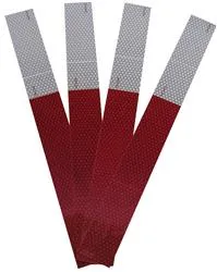 Reflective Tape Kit 2" Red/White 4-Strip Kit