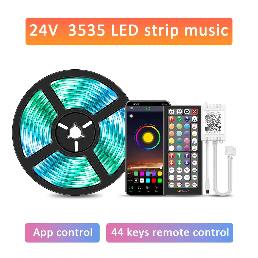 RGB LED Strip Light with Music Sync & App Control