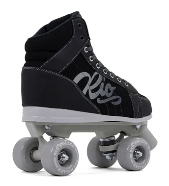 RIO ROLLER LUMINA ROLLER SKATES BLACK GREY