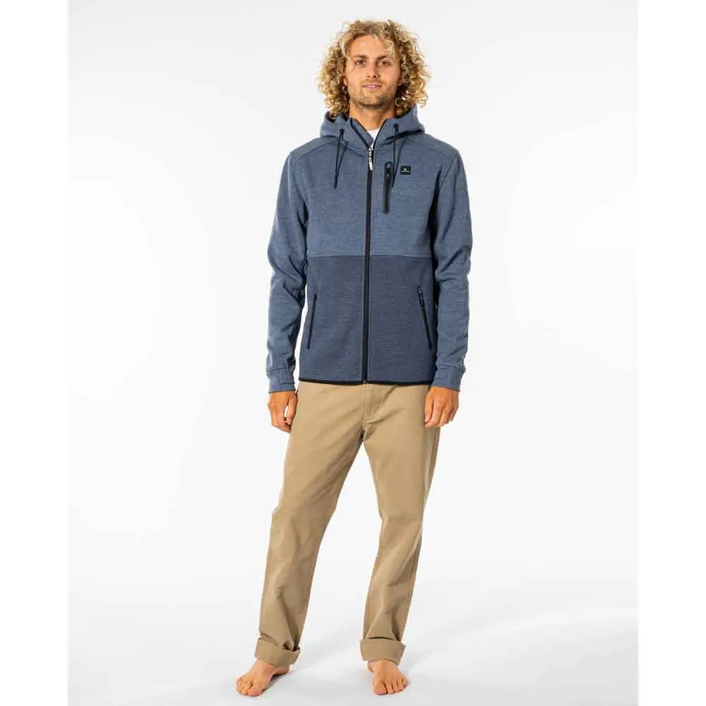 Rip Curl Anti Series Departed Zip Thru Hooded Fleece
