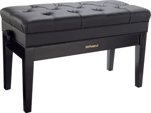 Roland RPB-D500PE Adjustable Duet Piano Bench in Polished Ebony