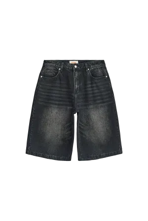 Roots Jean Shorts Black Wash