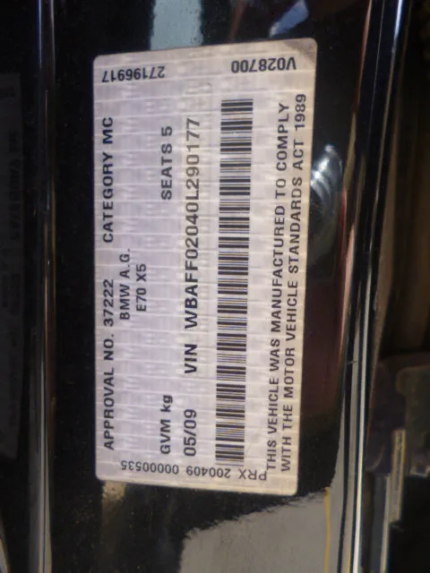 S2718 X5 E70 SAV 3.0sd M57T2 AUTO 2008/09