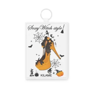 Saffiano Leather Card Holder 'Halloween'