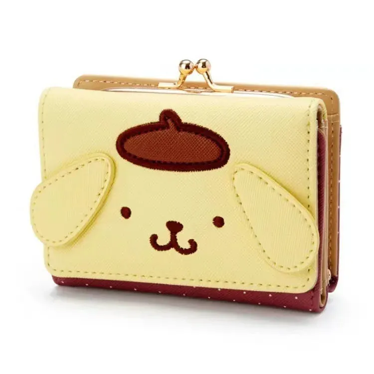 Sanrio Pompompurin PU Leather Folding Wallet