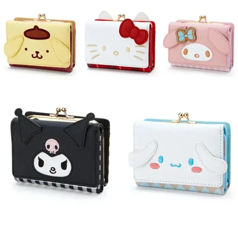 Sanrio Pompompurin PU Leather Folding Wallet