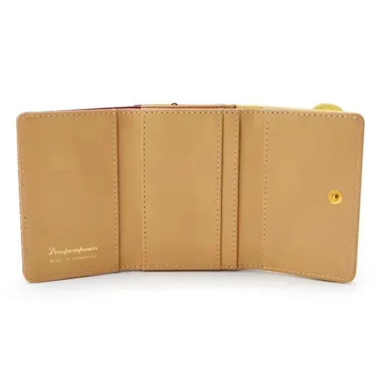 Sanrio Pompompurin PU Leather Folding Wallet