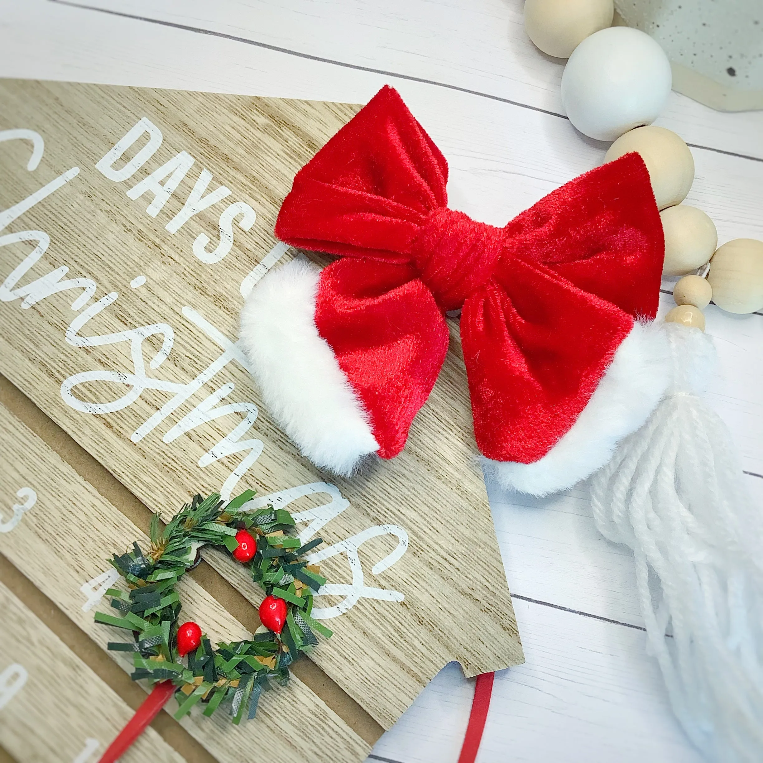 Santa Suit Bow