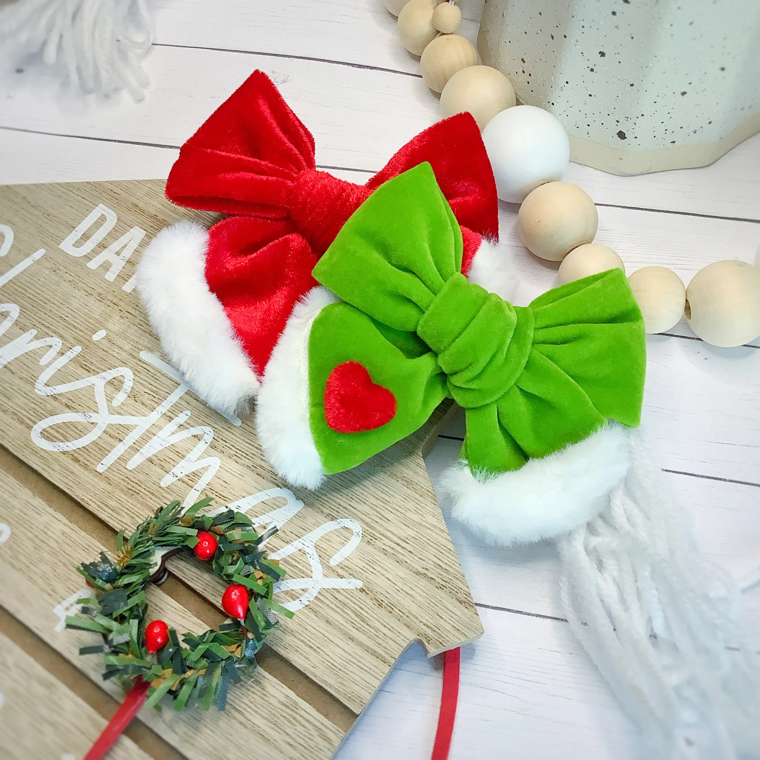 Santa Suit Bow