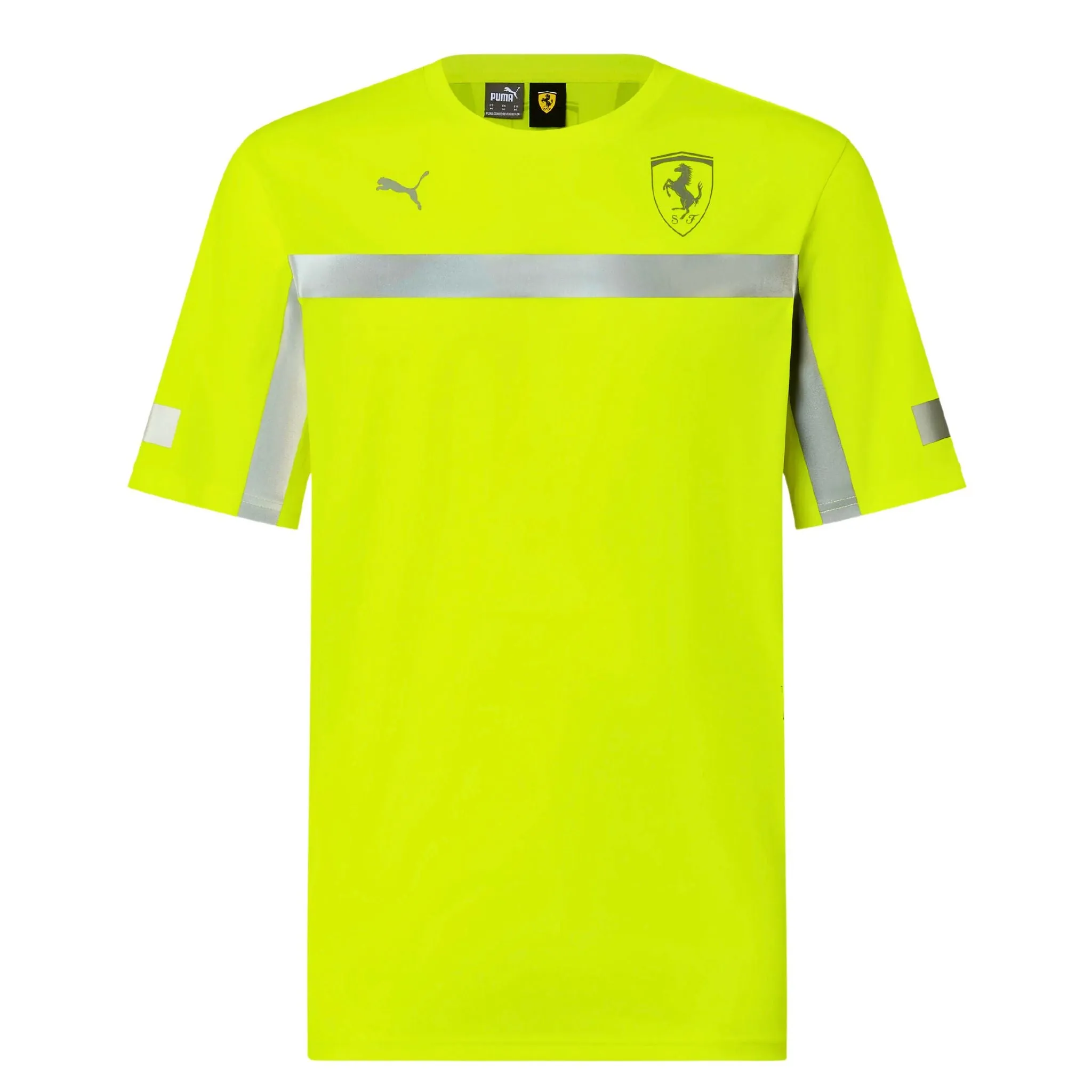 Scuderia Ferrari F1 Men's Set Up T-Shirt | Bright Yellow | 2024