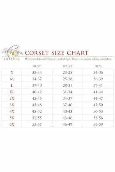 Sexy Deluxe Faux Leather Cop Corset Dress Halloween Costume