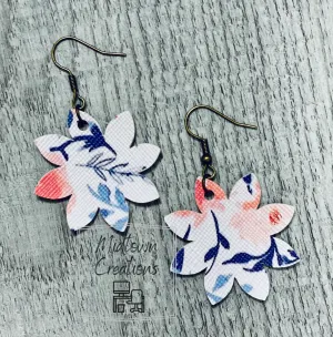 Single Layer Floral Drop Earrings